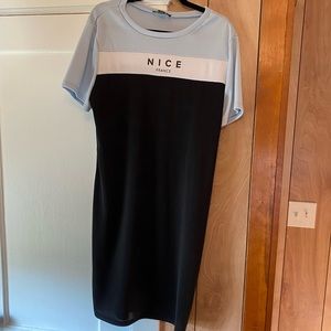 Sporty body con dress